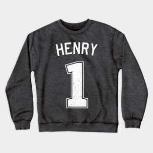 Henry Number One (1) Athletic Sports Jersey Crewneck Sweatshirt